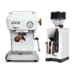 Ascaso DREAM PID Cloud White + Eureka Mignon Zero, CR white