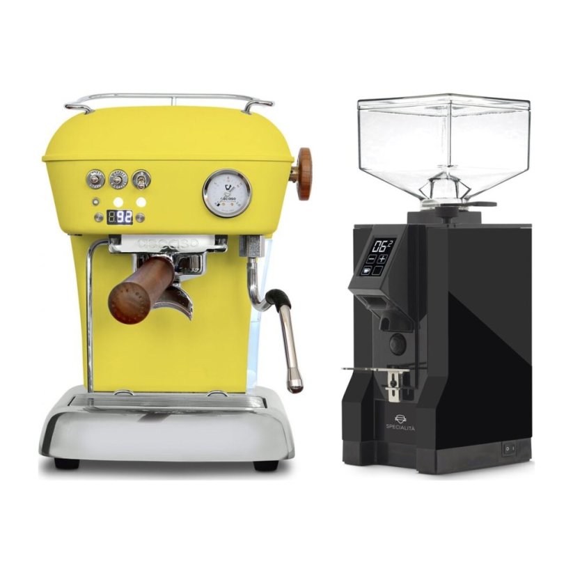 Ascaso DREAM PID Sun Yellow + Eureka Mignon Specialita, BL black