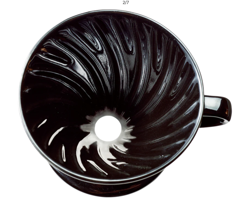 Hario Kasuya keramický dripper V60-02 černý