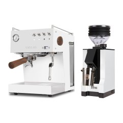 Ascaso Steel Uno PID white + Eureka Mignon Zero, BL white
