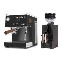 Ascaso Steel Uno PID black + Eureka Mignon Zero, BL Black