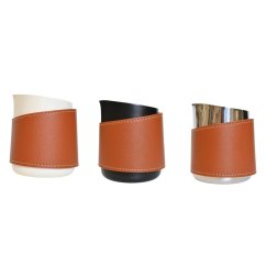 Tairro konvička na mléko 350 ml kožený obal