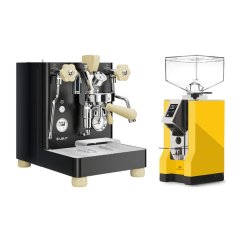 LELIT Bianca  V3  PL162T  black + Eureka Mignon Specialita, CR Yellow