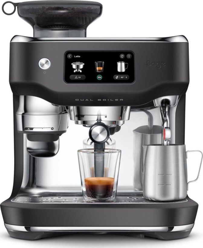 Kávovar Sage SES995BTR THE ORACLE DUAL BOILER™ Black