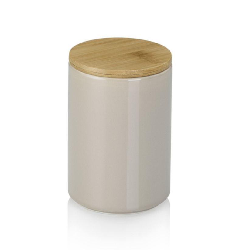 KELA Dóza Cady keramika světle šedá 1,7l