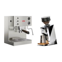 Lelit Elizabeth PL92T + Eureka Mignon Zero 65 Speedy ALL PURPOSE chrome