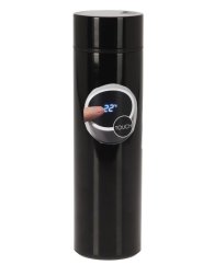 EXCELLENT HOUSEWARE Termoska nerez s teploměrem 0,5 l černá