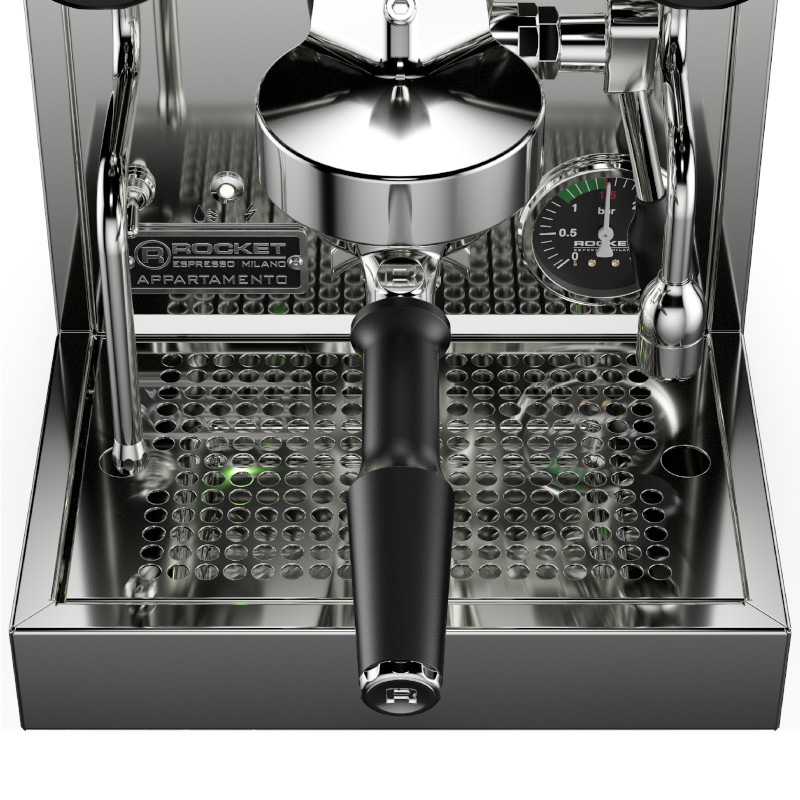 Rocket Espresso Appartamento TCA, Schwarz/Kupfer