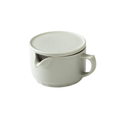 Origami Kyusu hrneček na čaj matně šedý