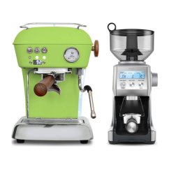 Ascaso DREAM PID Fresh Pistachio + mlynček Sage BCG820BSS Silver