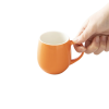 Origami Barrel AromaCup porcelánový hrnček 210 ml oranžový