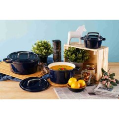 CS SOLINGEN Pánev litinová se smaltovaným povrchem ALPEN 26 cm modrá