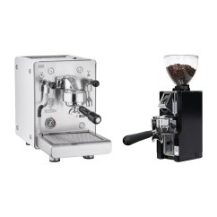 Bezzera NINI PID DE White + Eureka Mignon Libra 65 All Purpose, CR black