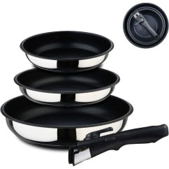 BERGNER Sada pánví nerez s nepřilnavým povrchem Click&Cook 3 ks 18, 20, 24 cm