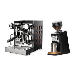 Rocket Espresso Appartamento TCA, black/copper + Eureka Mignon Zero 65 Speedy ALL PURPOSE black