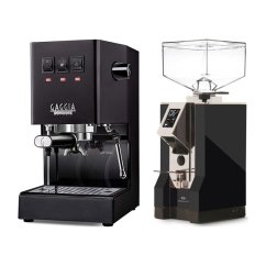 Gaggia Classic E24, černá + Eureka Mignon Specialita, CR Black