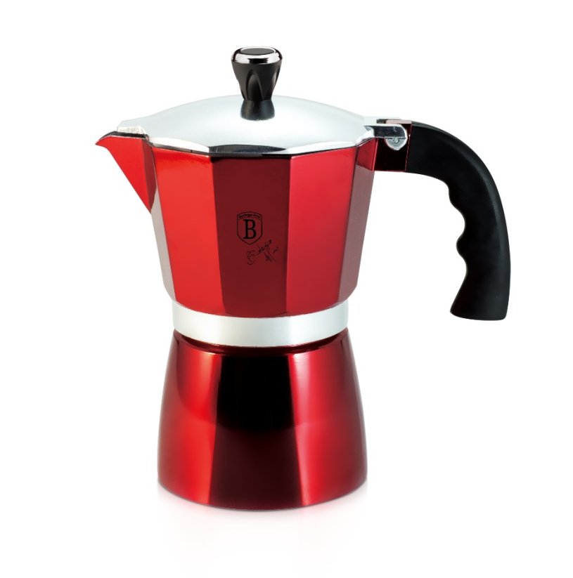 BERLINGERHAUS Konvice na espresso 3 šálky Burgundy Metallic Line