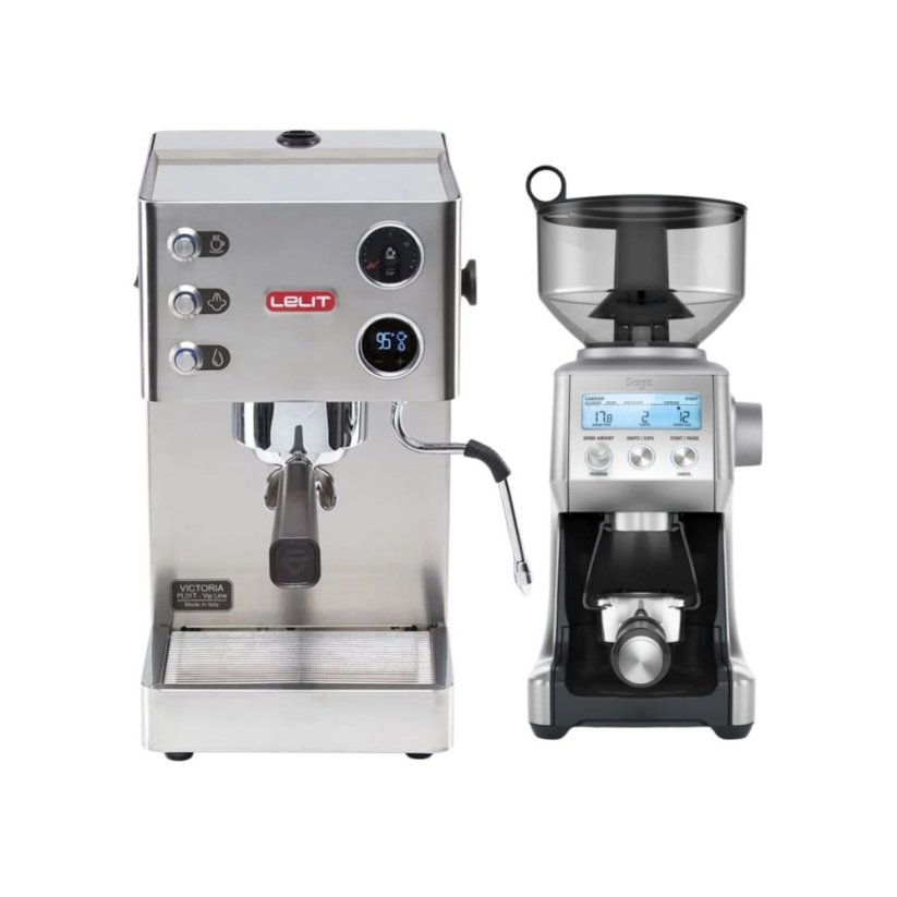 Lelit Victoria PL91T + Mlýnek Sage BCG820BSS Silver