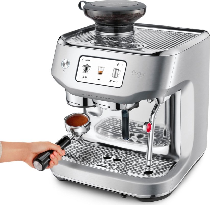 Kávovar Sage SES995BSS THE ORACLE DUAL BOILER™ Silver