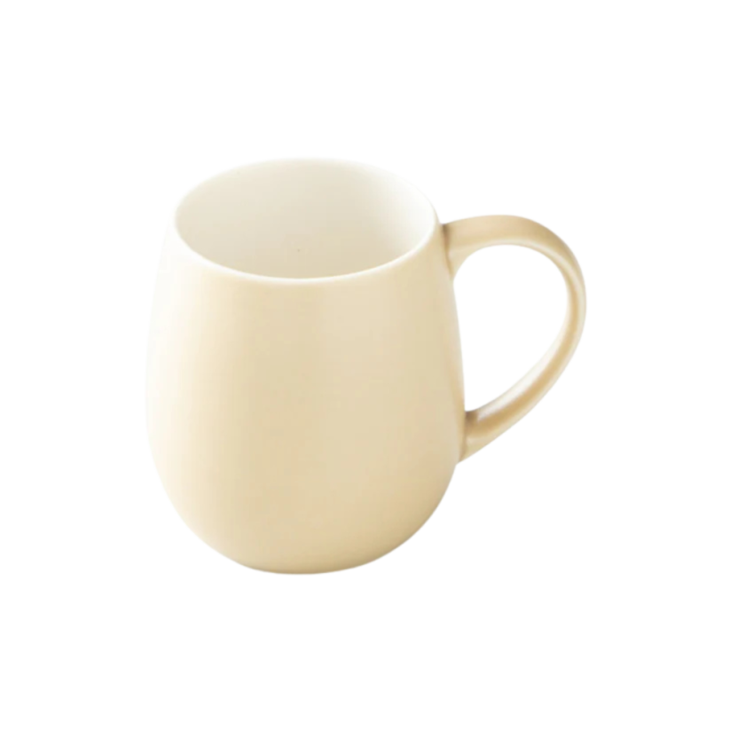 Origami Aroma Barrel porcelánový hrnček 320 ml matný béžový