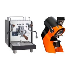 Bezzera DUO DE Black + Eureka Zeus, orange