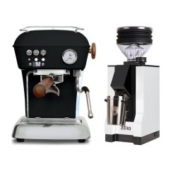 Ascaso DREAM PID Dark Black + Eureka Mignon Zero, BL white