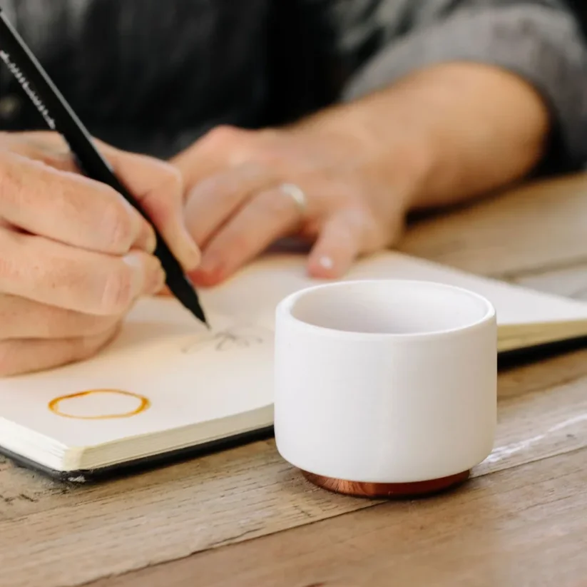 Fellow Monty Espresso sada 2 hrnků 90 ml bílá