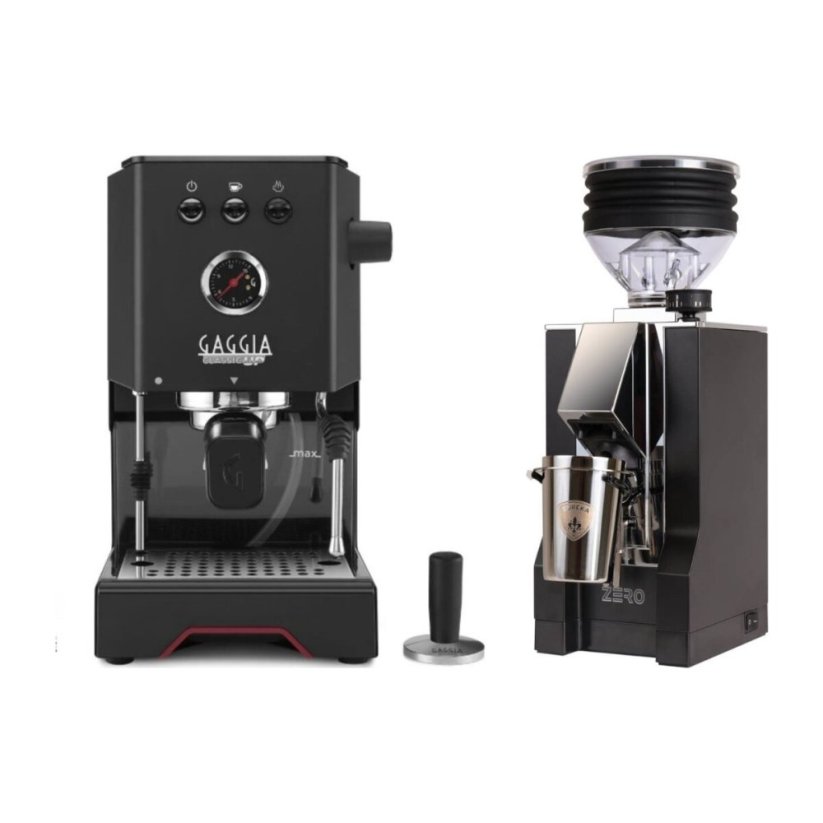 Gaggia Classic Up černá + Eureka Mignon Zero, CR black