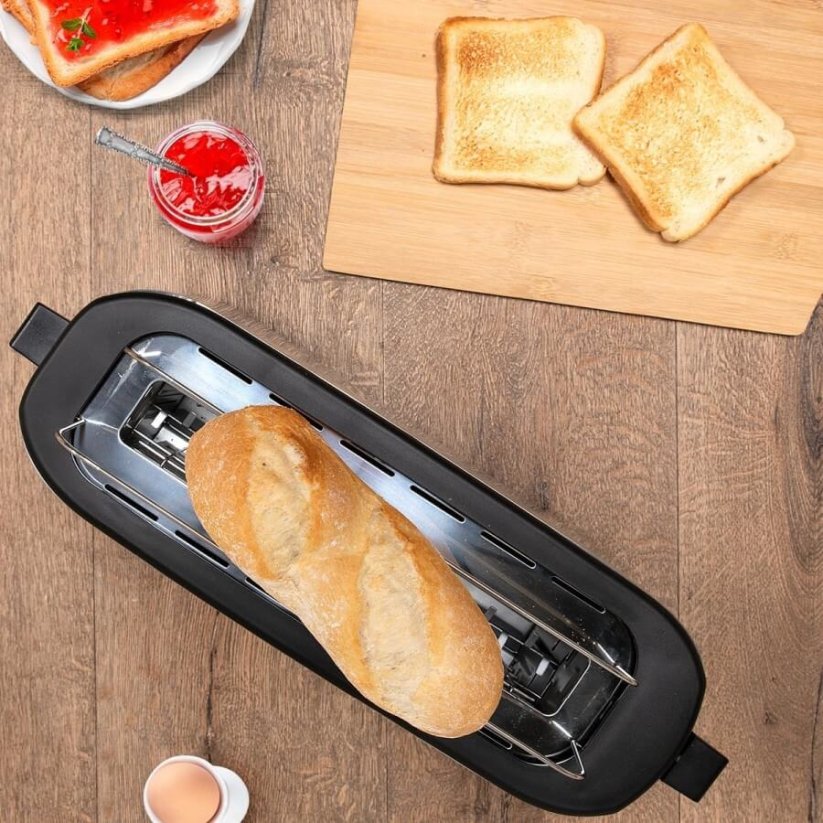 ALPINA Topinkovač na 2 topinky dlouhý nerez ocel 1000W