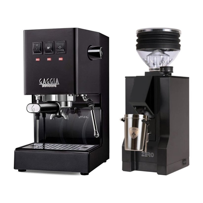 Gaggia Classic E24, černá + Eureka Mignon Zero, BL Black