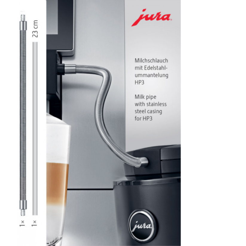 JURA Hadička na mléko nerez HP3