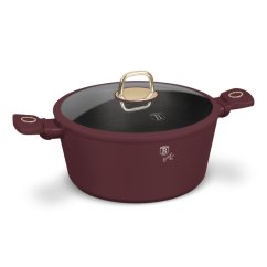 BERLINGERHAUS Kastrol s titanovým povrchem a poklicí 28 cm Leonardo Collection