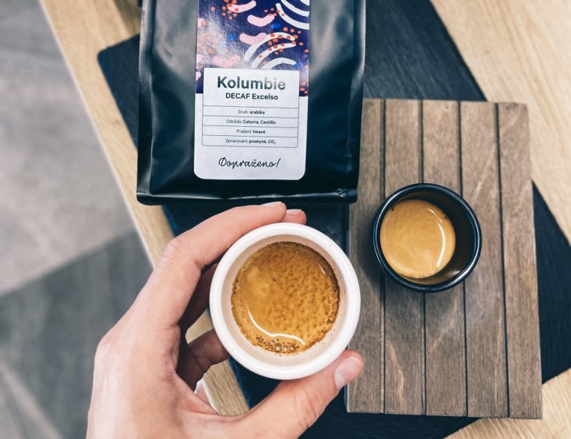 DOPRAŽENO! Kolumbie DECAF CO2