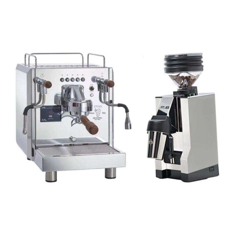 Bezzera DUO DE + Eureka Mignon Zero 65 All Purpose, CR white