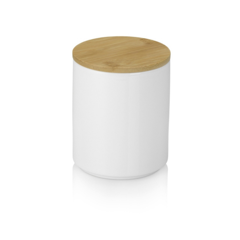 KELA Dóza Cady keramika bílá  0,7l