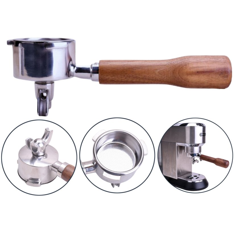 Delonghi 51 mm dvojpáková drevená výlevka (3 hrany)