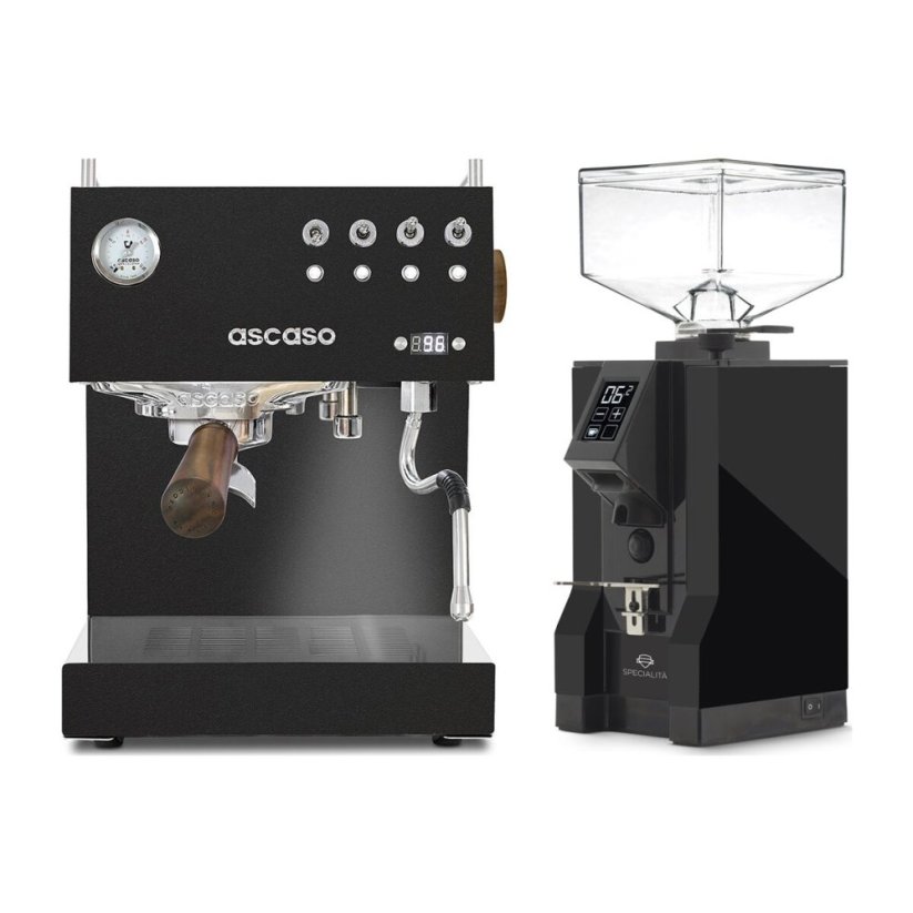Ascaso Steel DUO PID Black + Eureka Mignon Specialita, BL Black