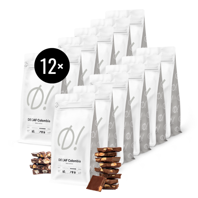 SET 12×500g D! DECAF Colombia Swiss Water