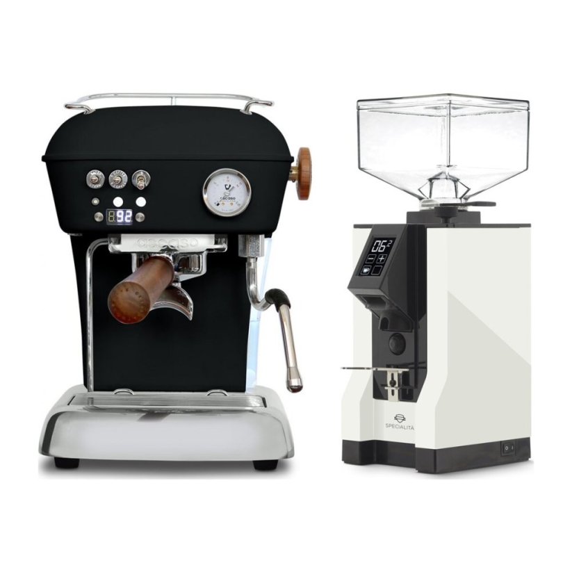 Ascaso DREAM PID Dark Black + Eureka Mignon Specialita, BL White