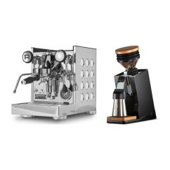 Rocket Espresso Appartamento TCA, white + Eureka Mignon Single Dose PRO, Black & Oak