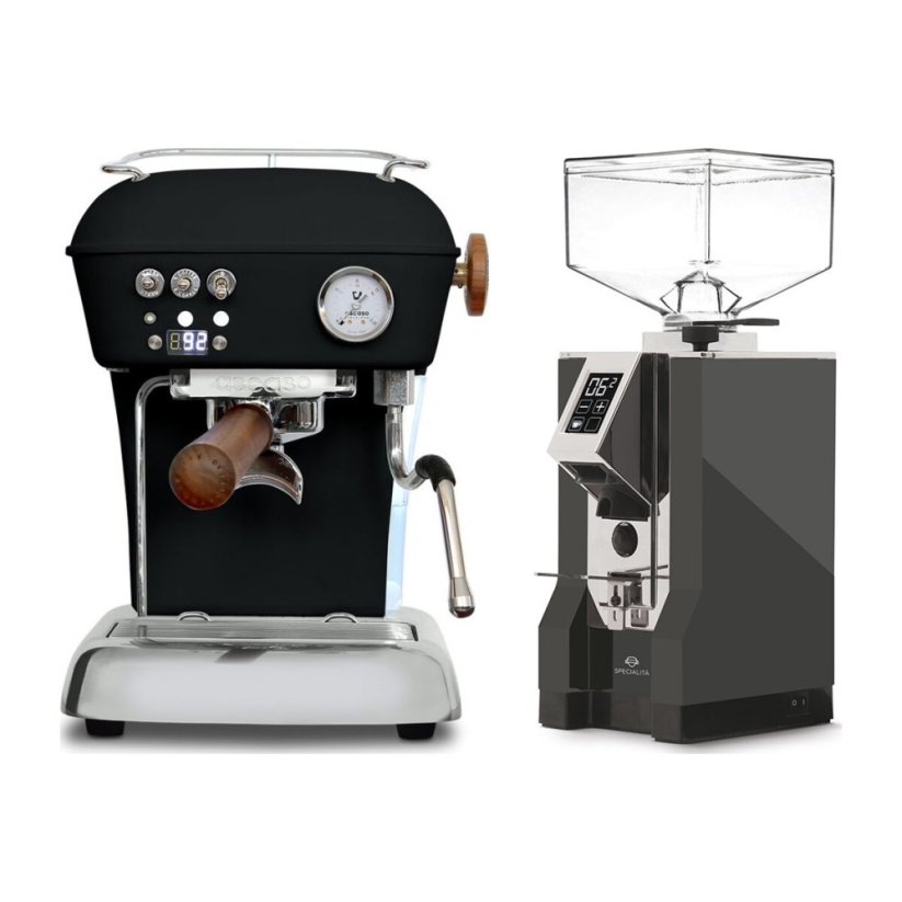 Ascaso DREAM PID Dark Black + Eureka Mignon Specialita, CR Anthracite