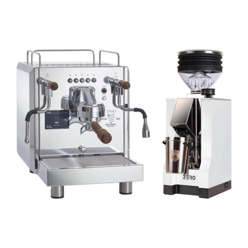 Bezzera DUO DE + Eureka Mignon Zero, CR white