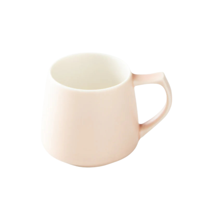Origami Aroma porcelánový hrnek 320 ml matně růžový