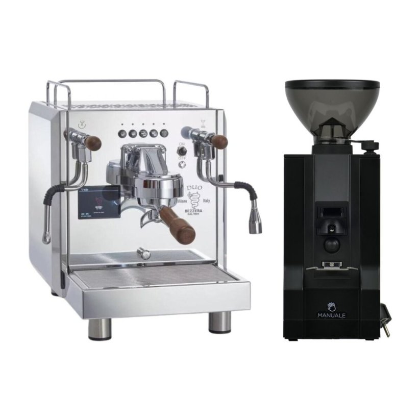 Bezzera DUO DE + Eureka Mignon Manuale, BL black