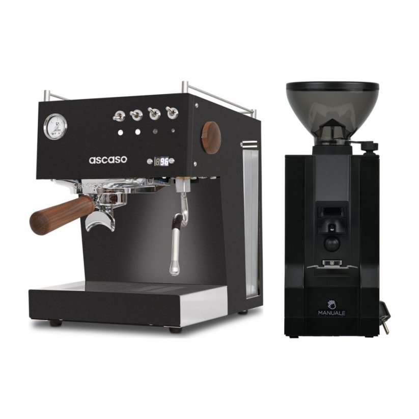 Ascaso Steel Uno PID black + Eureka Mignon Manuale, BL black