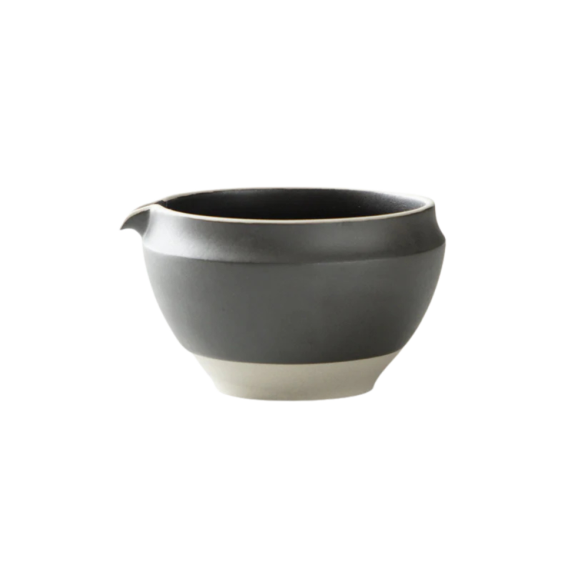 Origami Kataguchi miska na čaj černá
