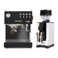 Ascaso Steel DUO PID Black + Eureka Mignon Zero, BL white