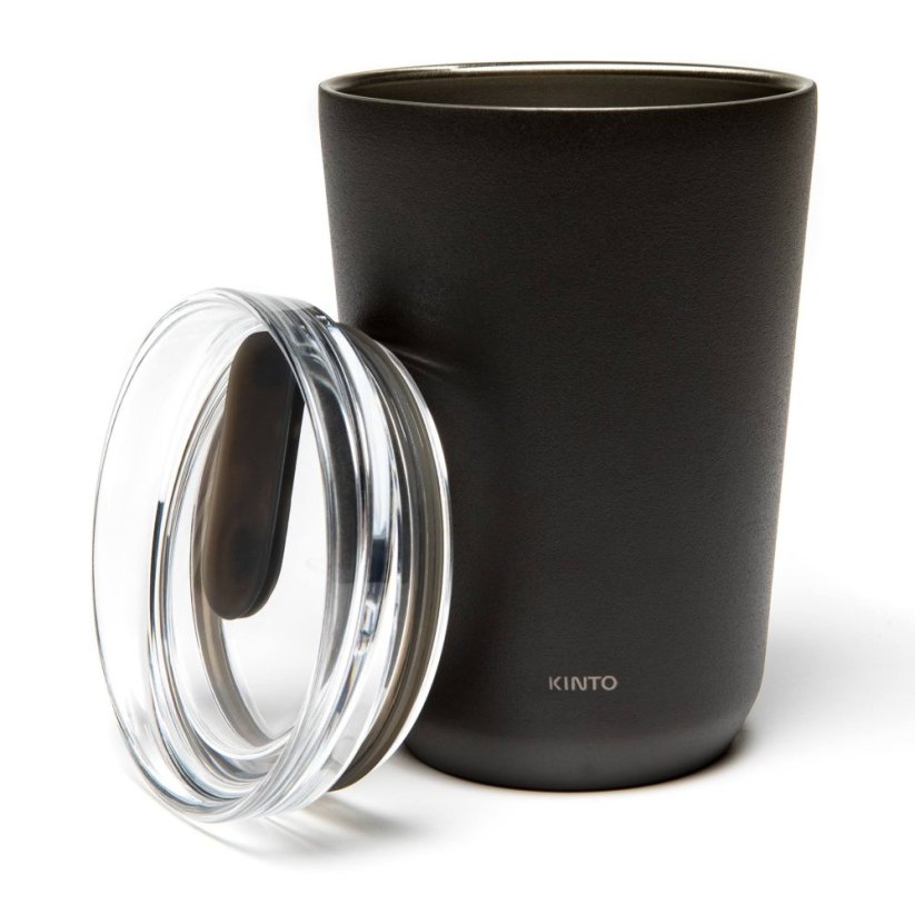 Kinto To Go Tumbler termohrnek černý 360 ml
