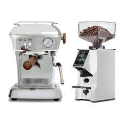Ascaso DREAM PID leštěný hliník + Eureka Mignon Specialita Smart, CR White