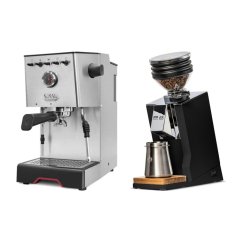 Gaggia Classic GT + Eureka Mignon Zero 65 Speedy ALL PURPOSE black